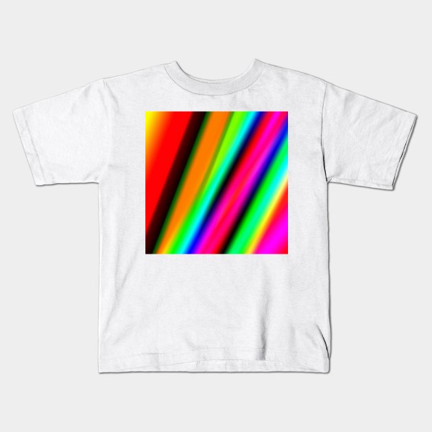 red blue green abstract texture background pattern Kids T-Shirt by Artistic_st